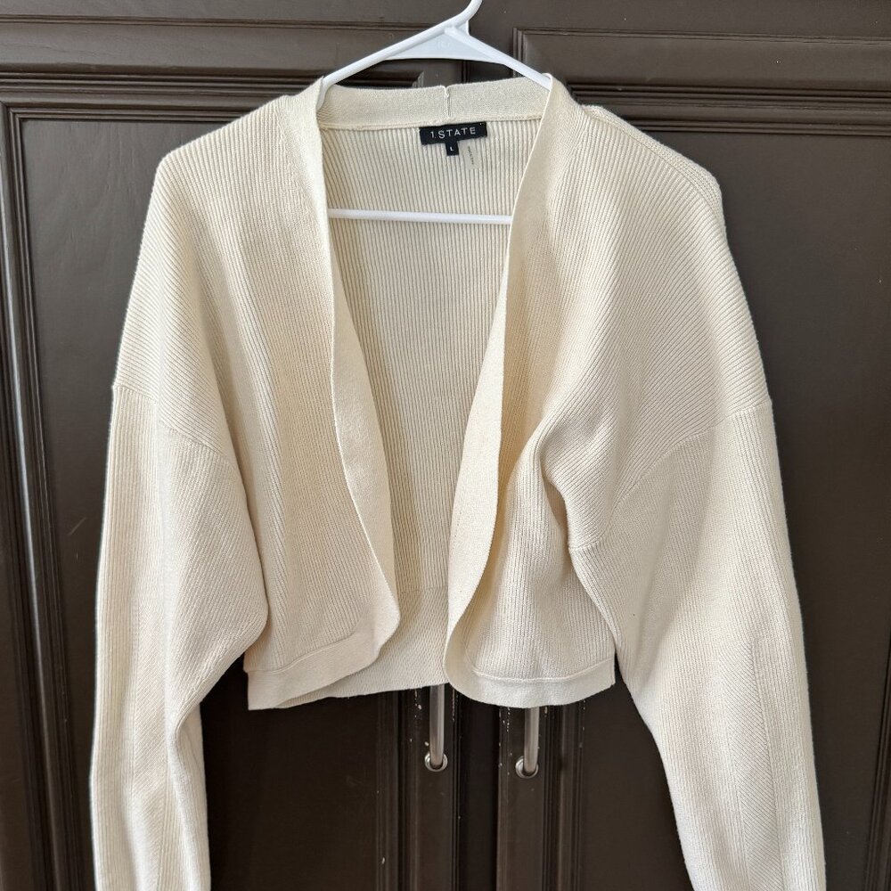 1. STATE Relaxed Shrug in Cream - Large